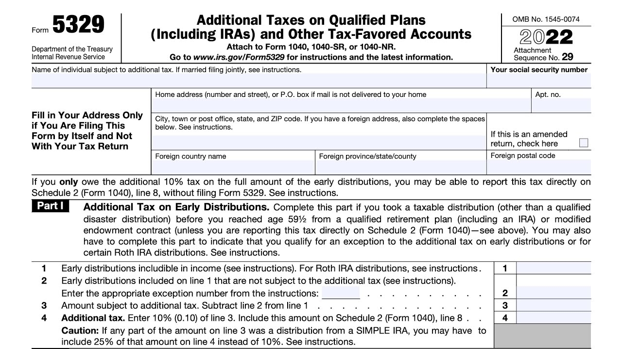 IRS Form 5329 Walkthrough ARCHIVED COPY READ COMMENTS ONLY