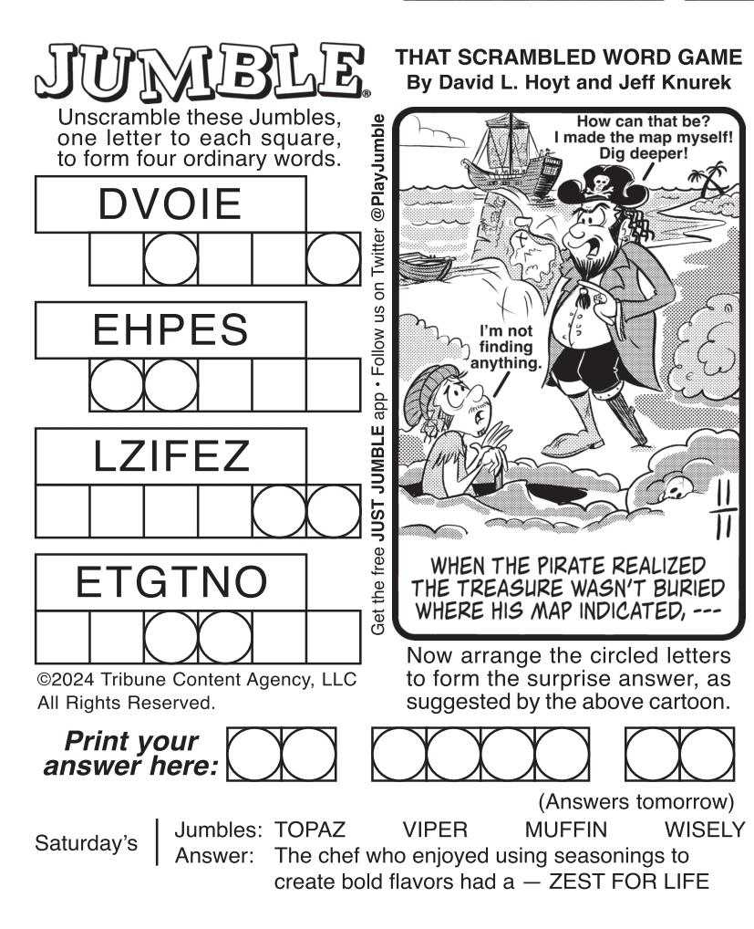 Free Printable Jumble Puzzles