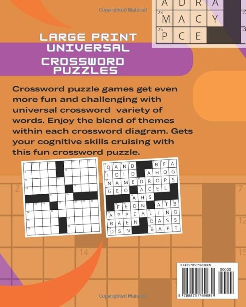 Solve Universal Crossword Printable