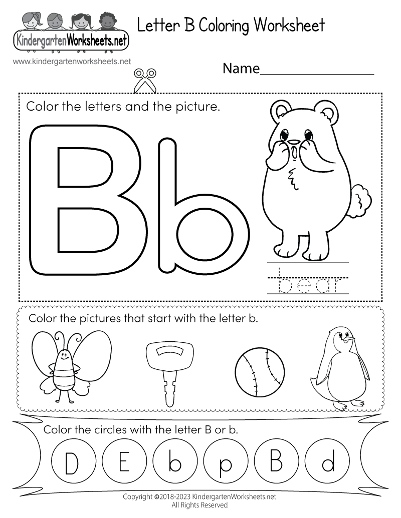 Free Printables For Letter B