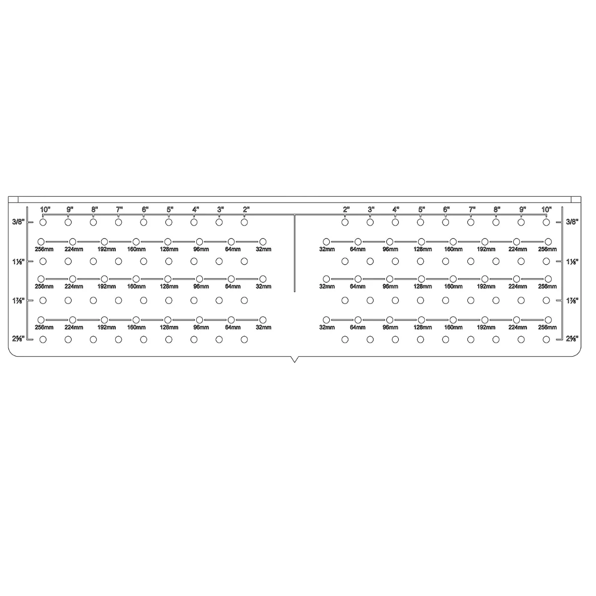 Free Printable Cabinet Hardware Template