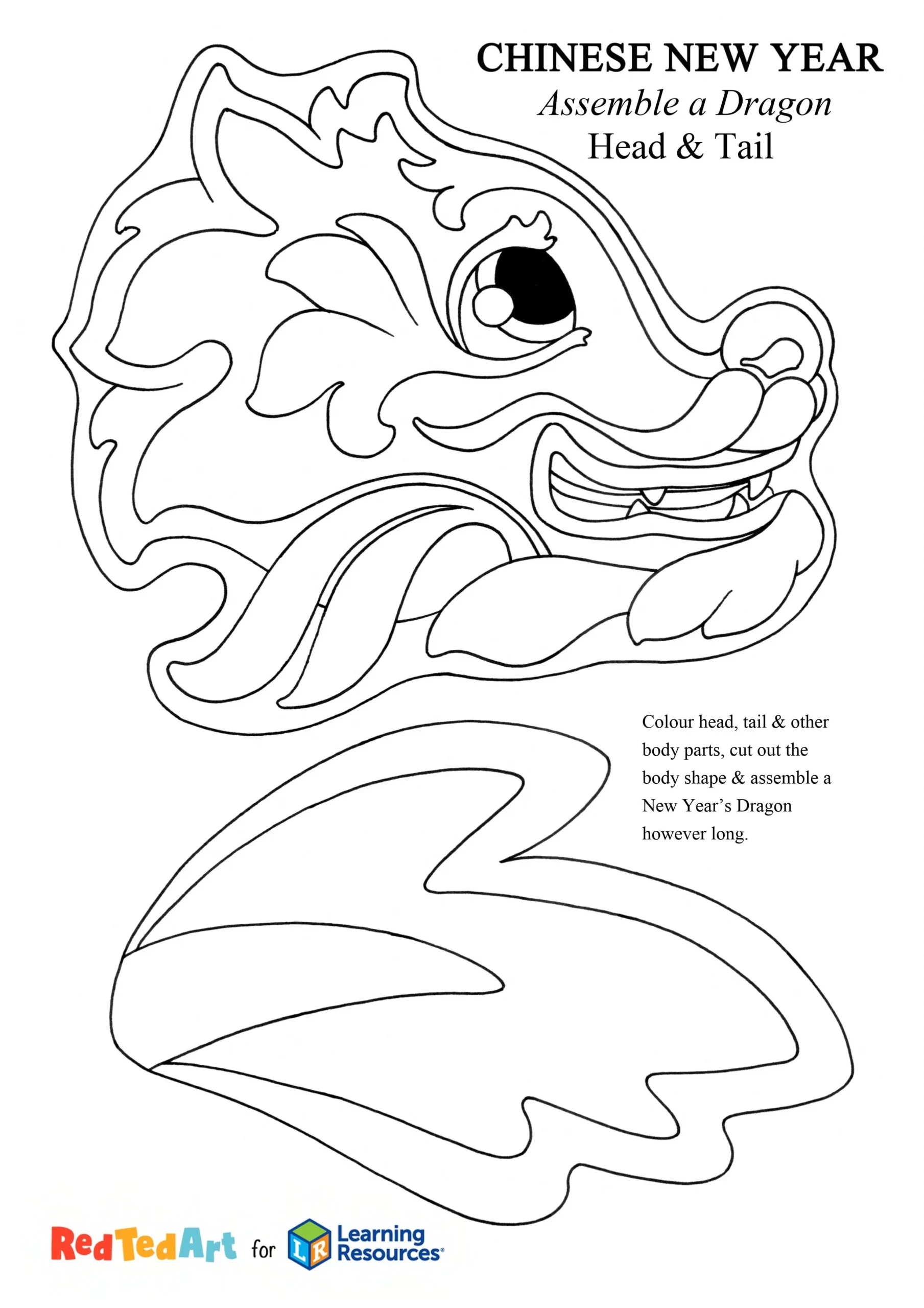 Dragon Templates Printable