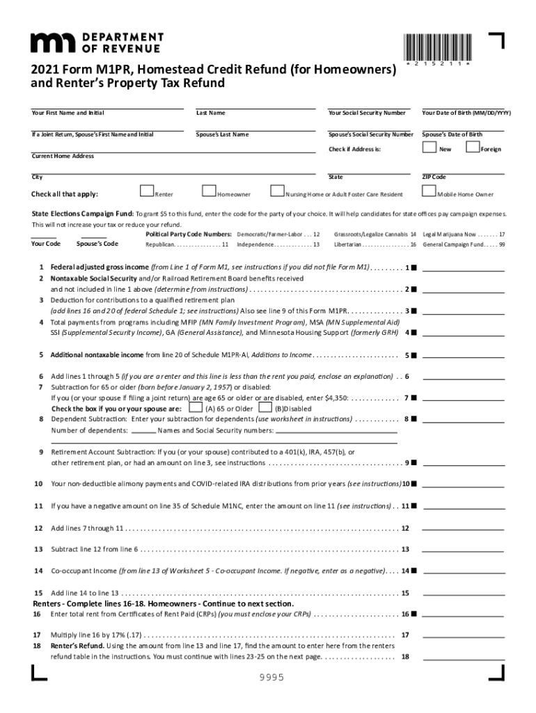 Printable Form M1pr