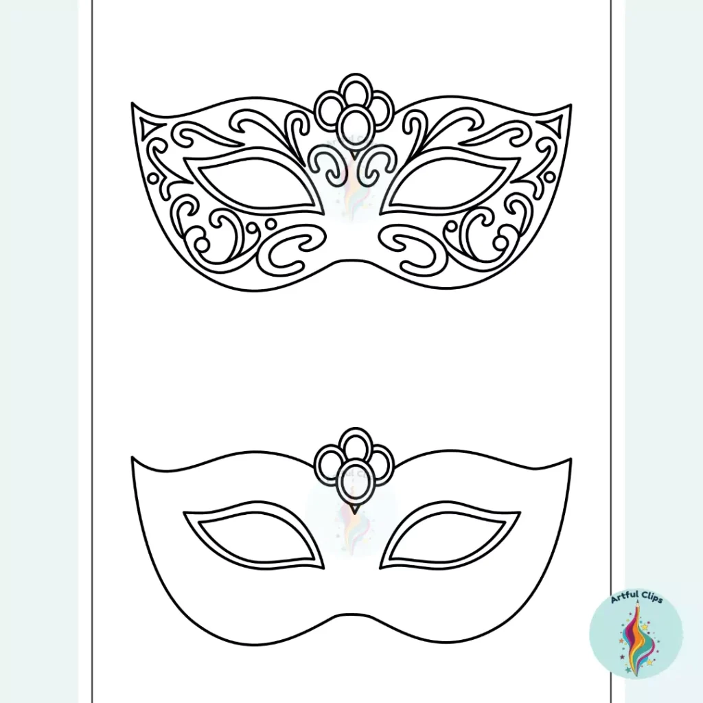 Mardi Gras Mask Craft For March Carnival amp Masquerade