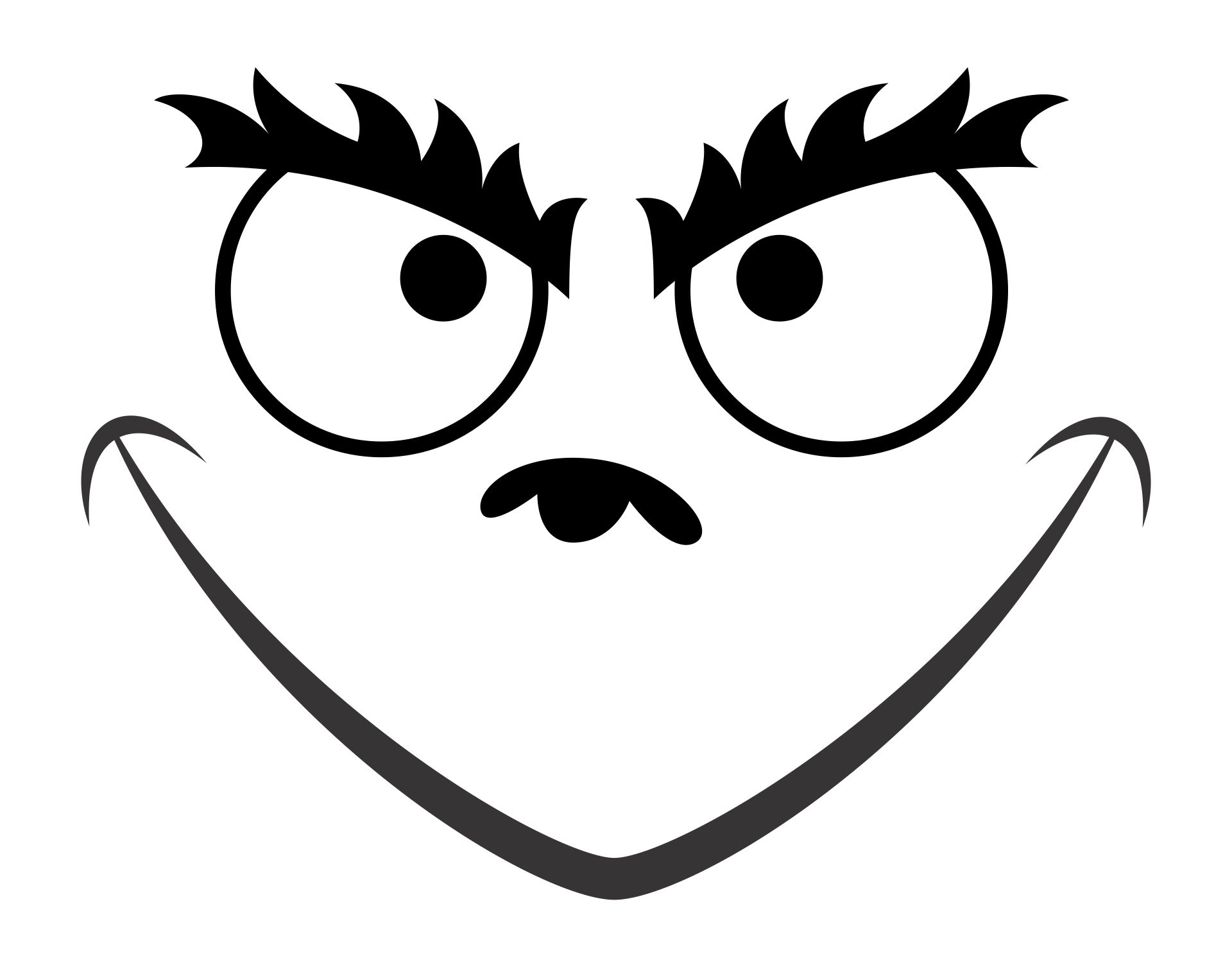 Mini Grinch Face