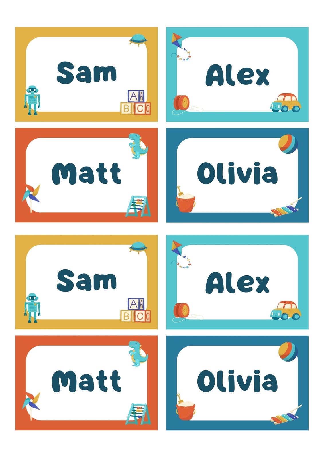 Free Printable Name Badge Template
