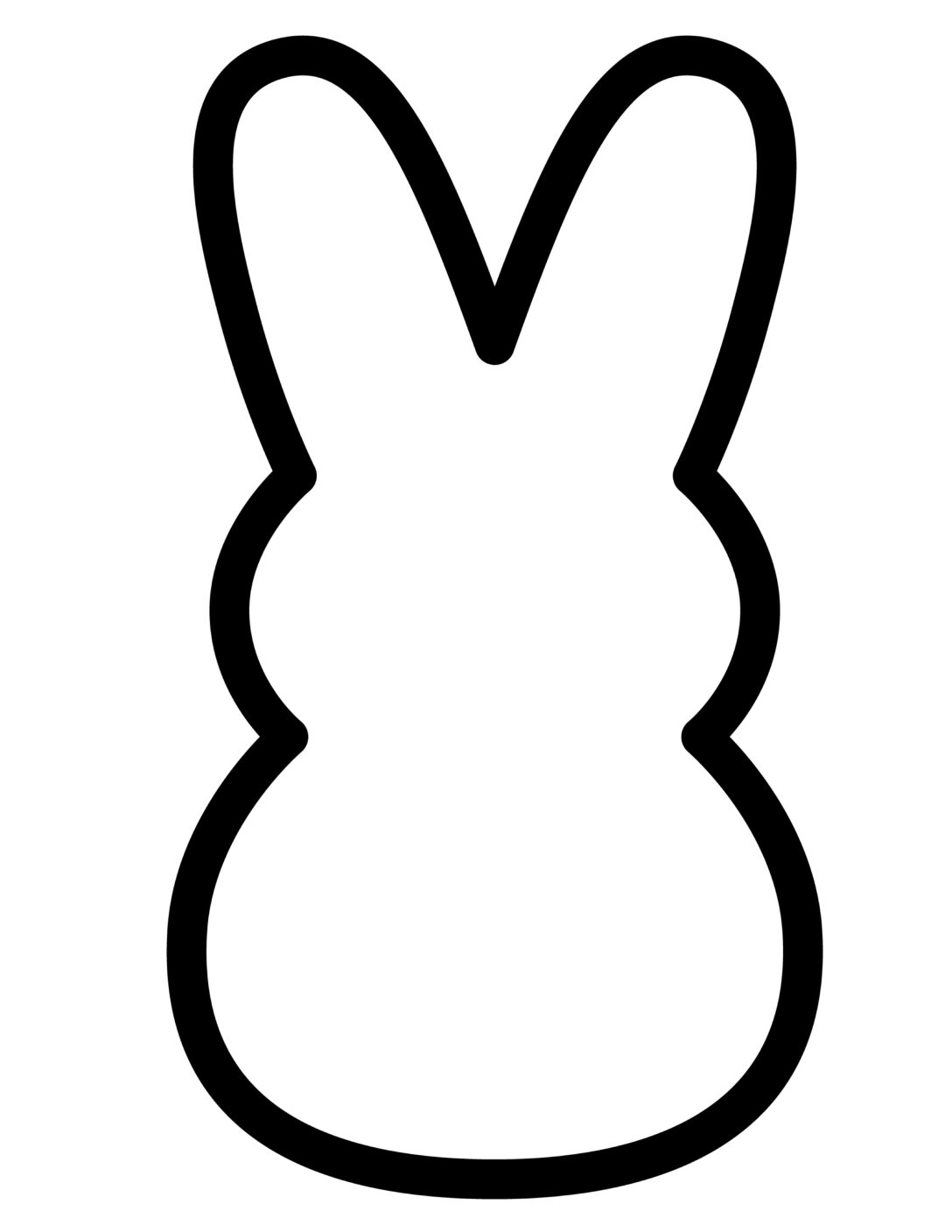 Peep Template Printable