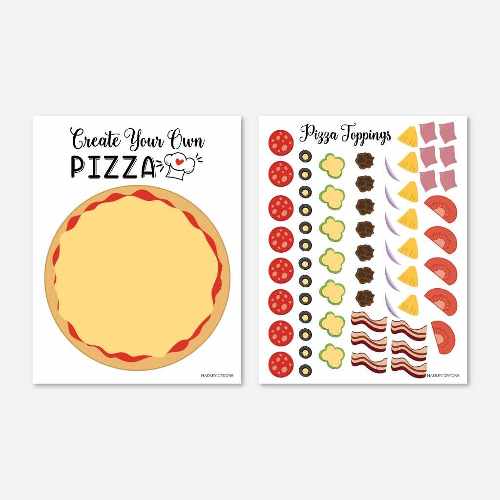 Pizza Printable Template