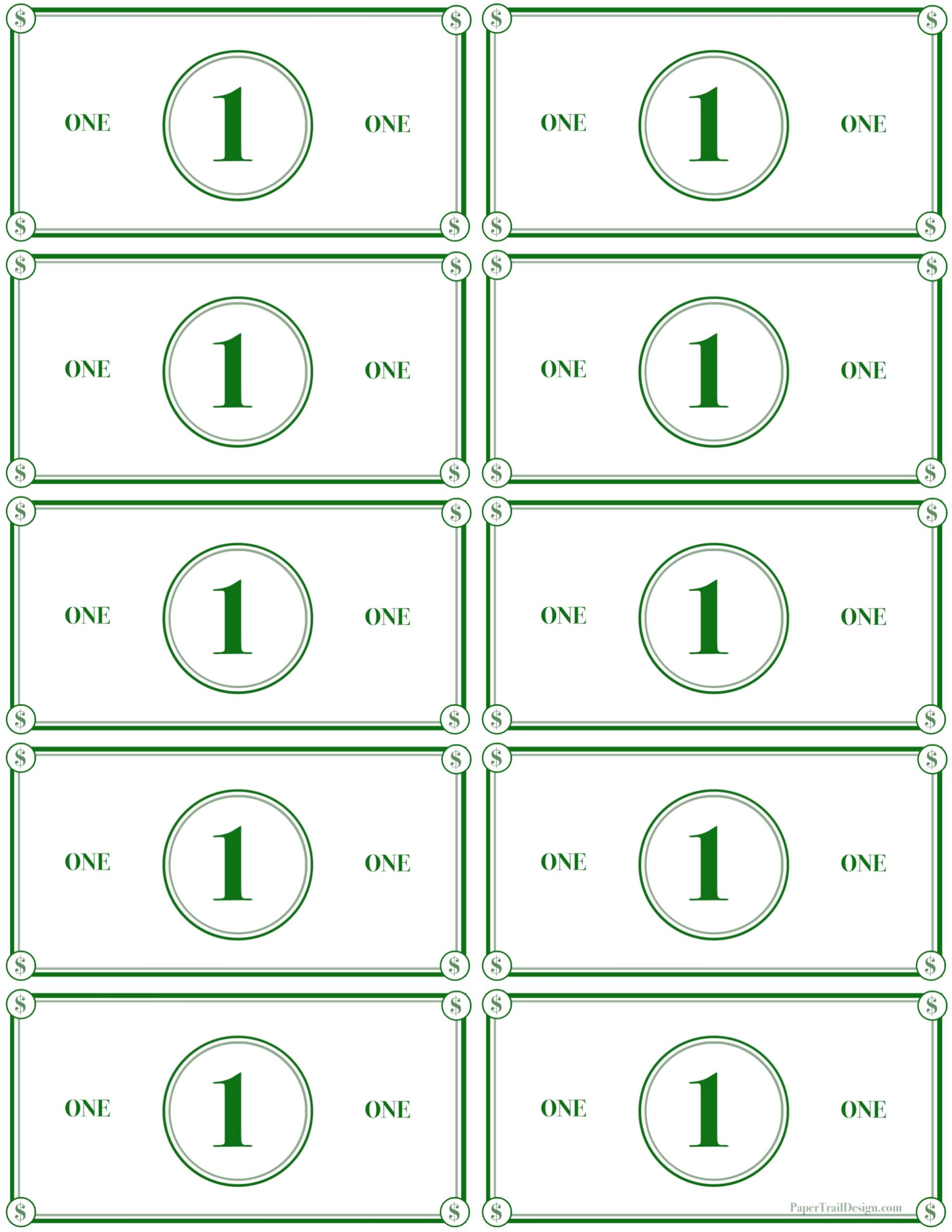 Free Printable Money Template