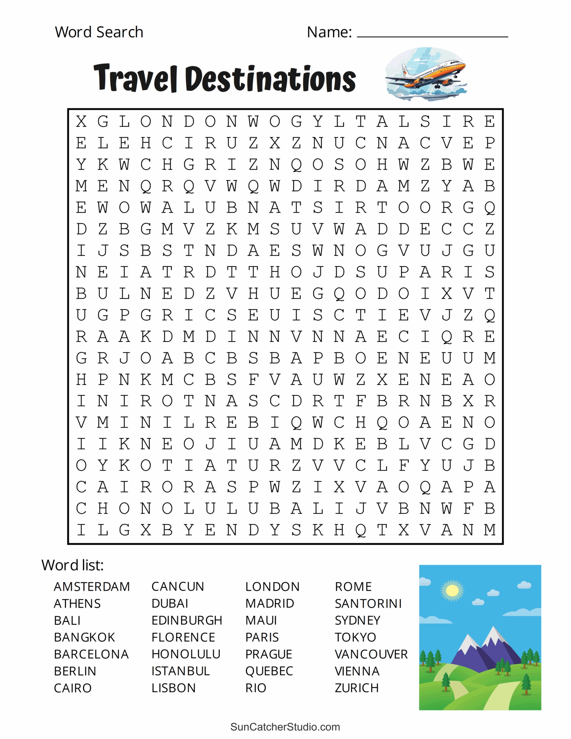 Free Printable Word Puzzles Online