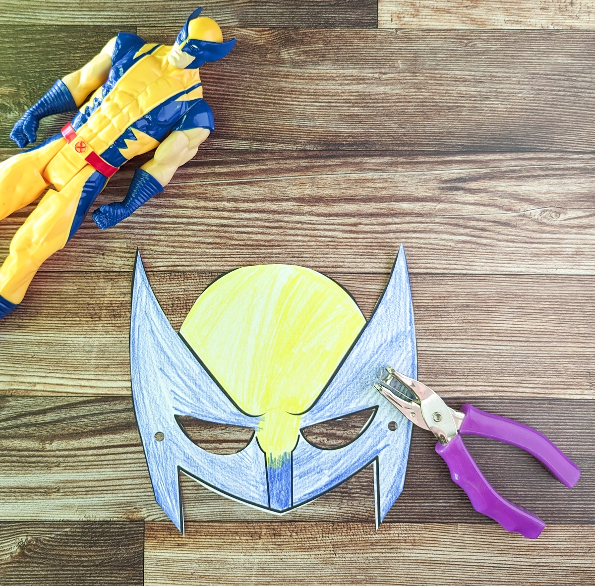 Printable Wolverine Mask Template
