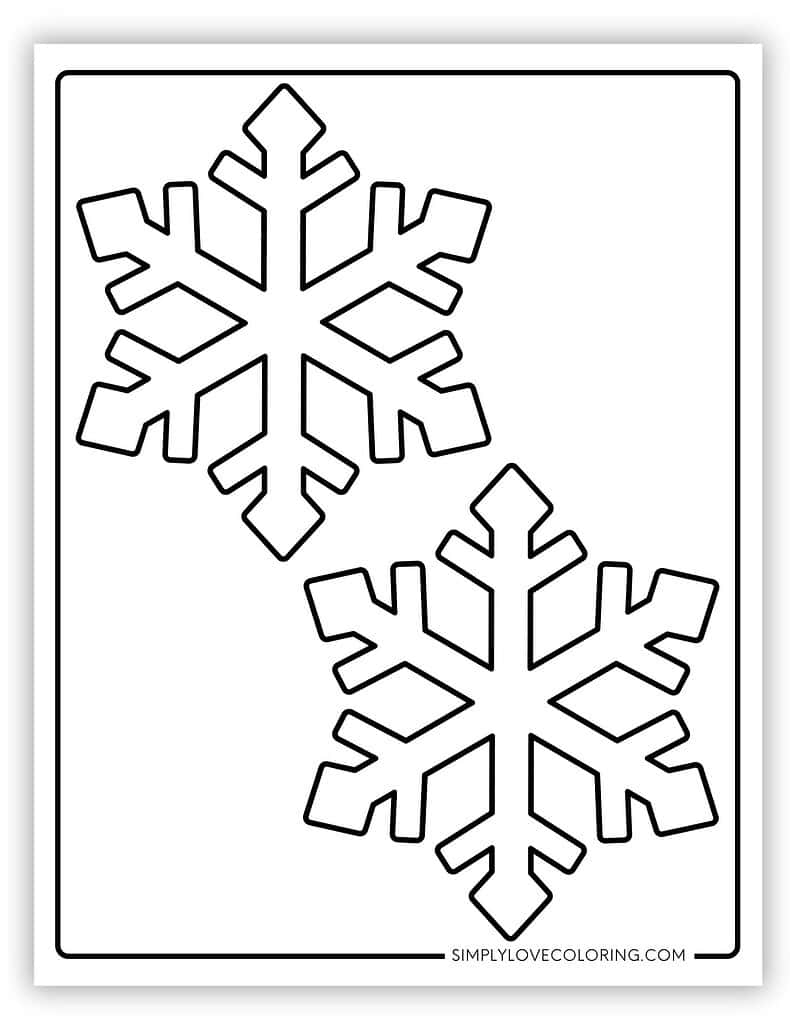 Printable Snowflake Template Easy