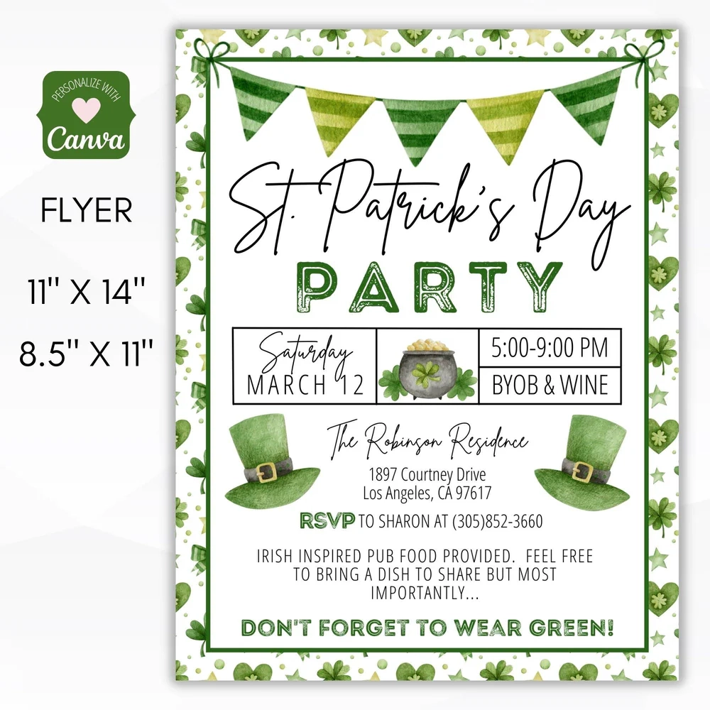 St Patrick s Day Printable Products Simple Desert Designs
