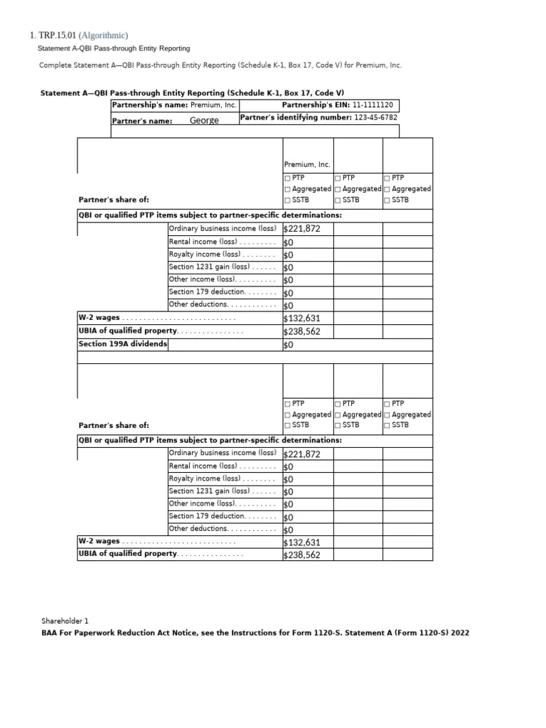 What Form Is Qbi Reported On