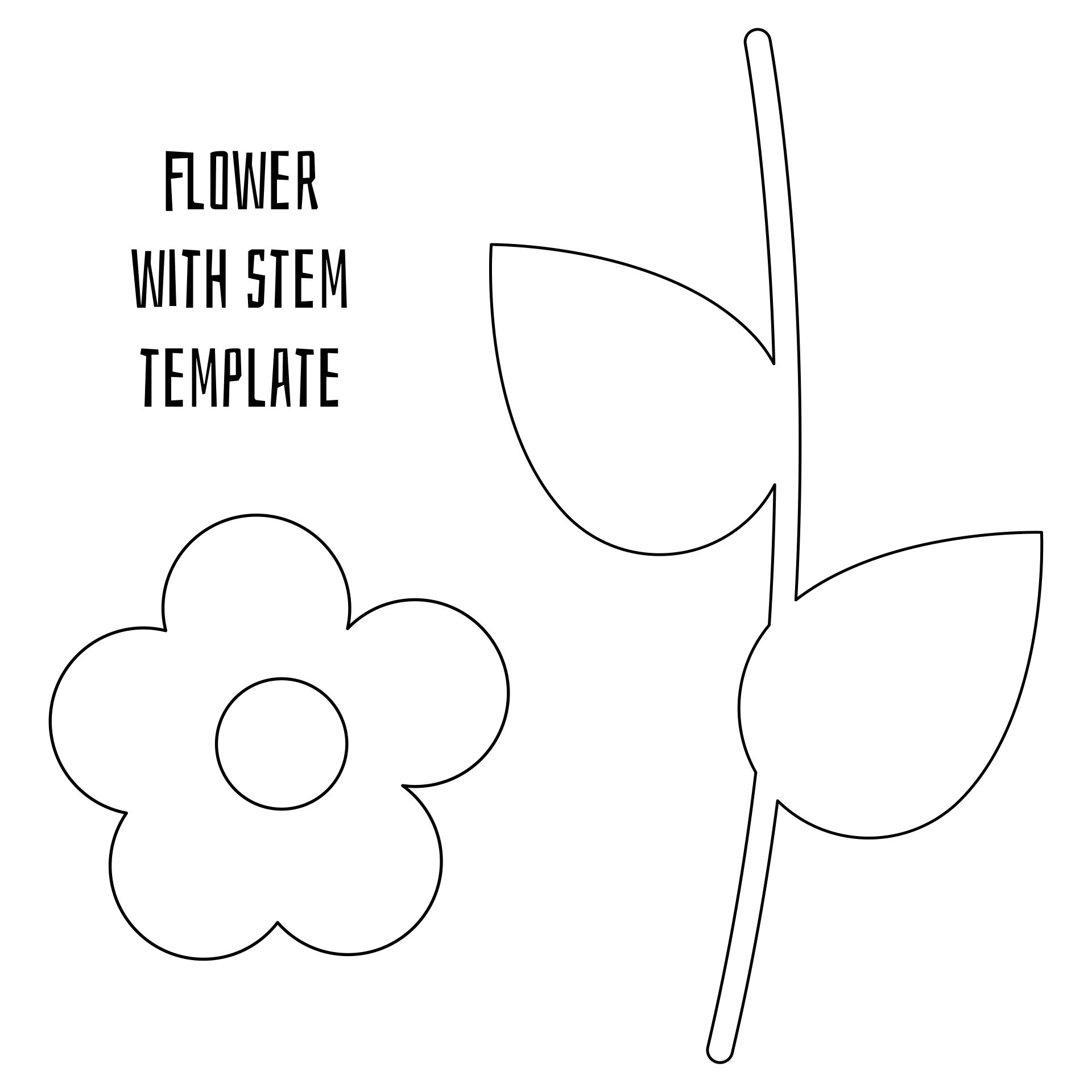 Stem And Leaves Template The Postmans Knock Worksheets Library