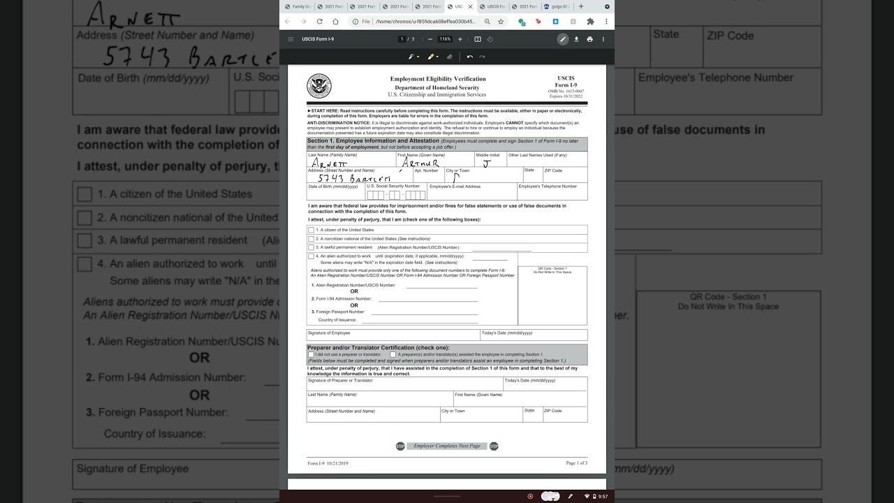 Tax Help I9 Form Spanish YouTube