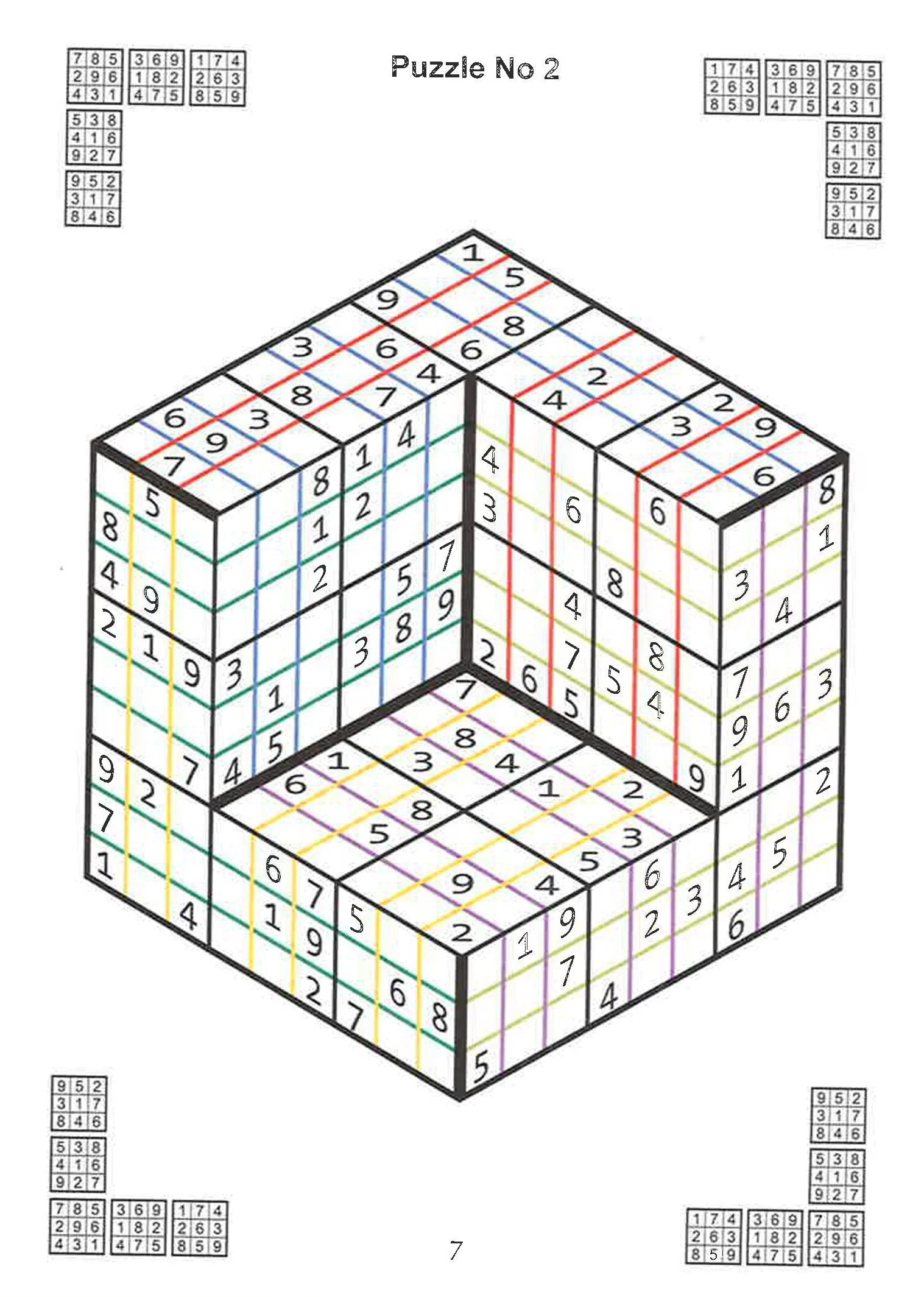 Printable 3d Sudoku Puzzles