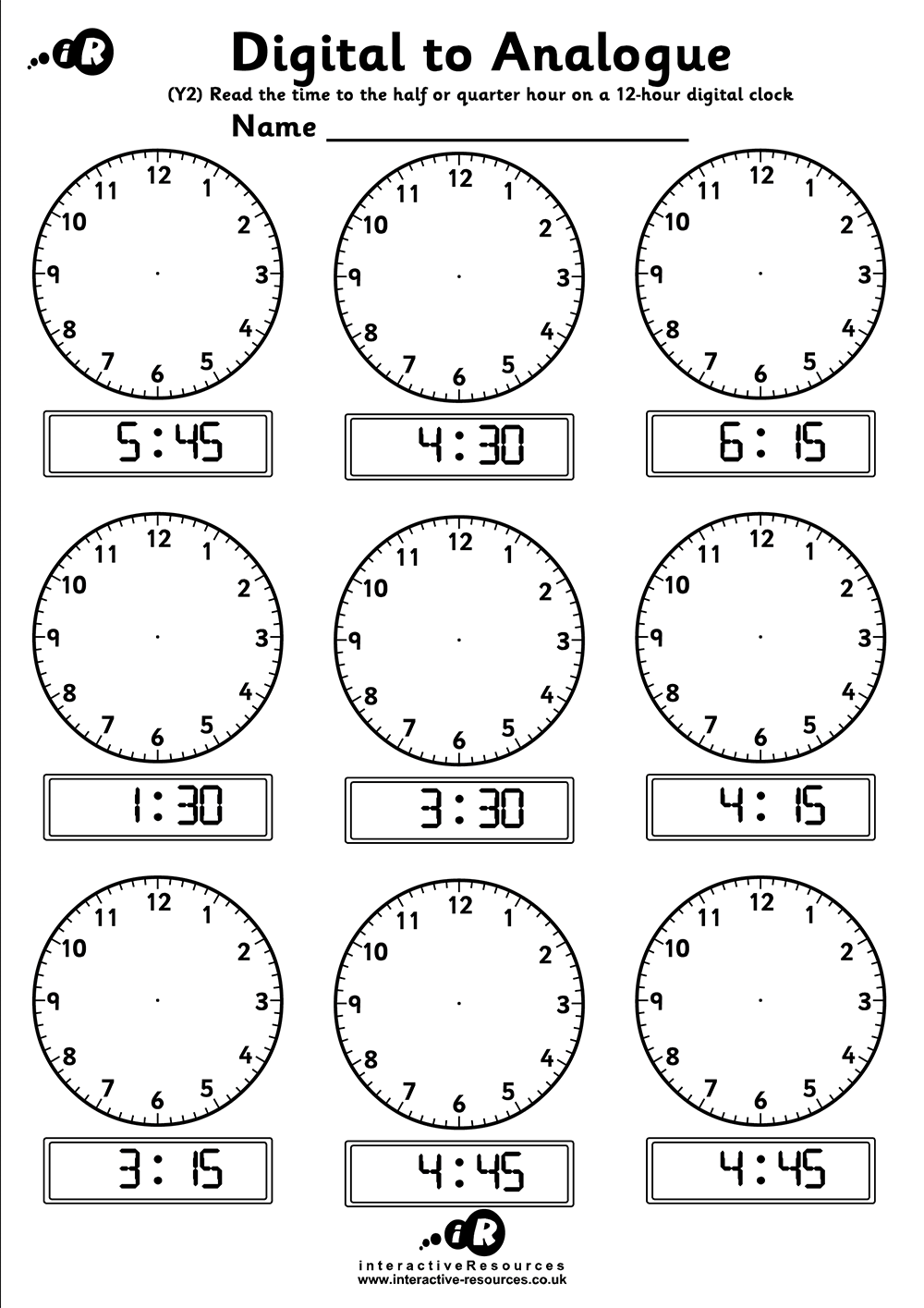 Time Worksheets For Kids Printable Activities To Master Clock 