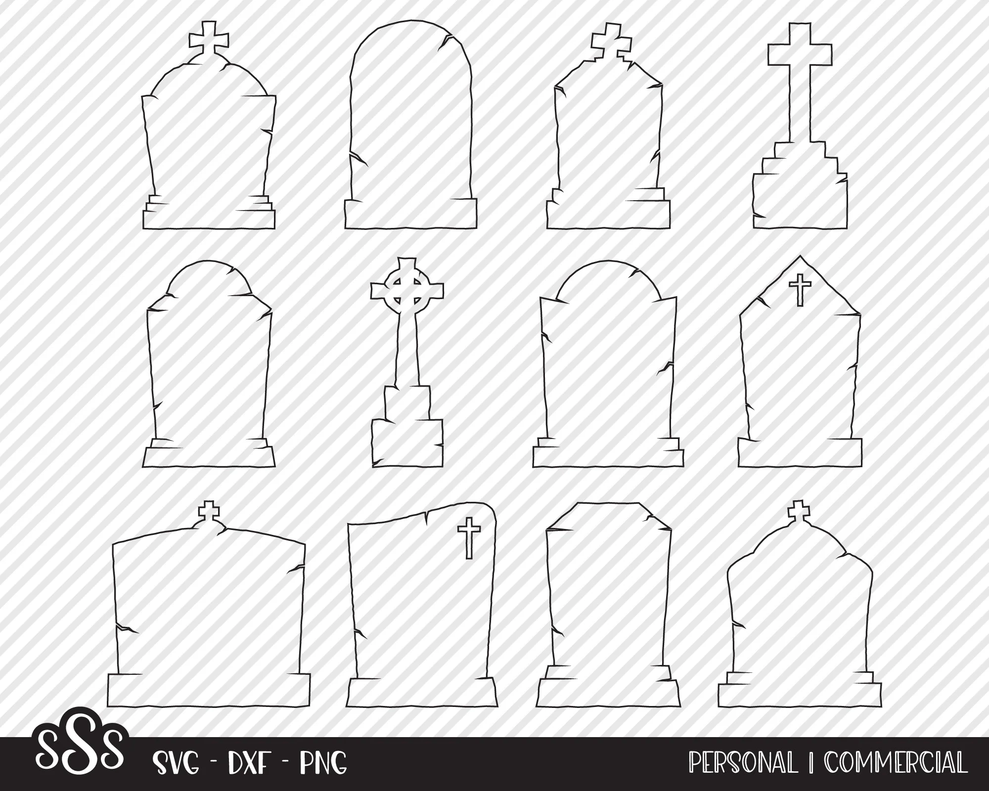 Tombstone Paper Etsy