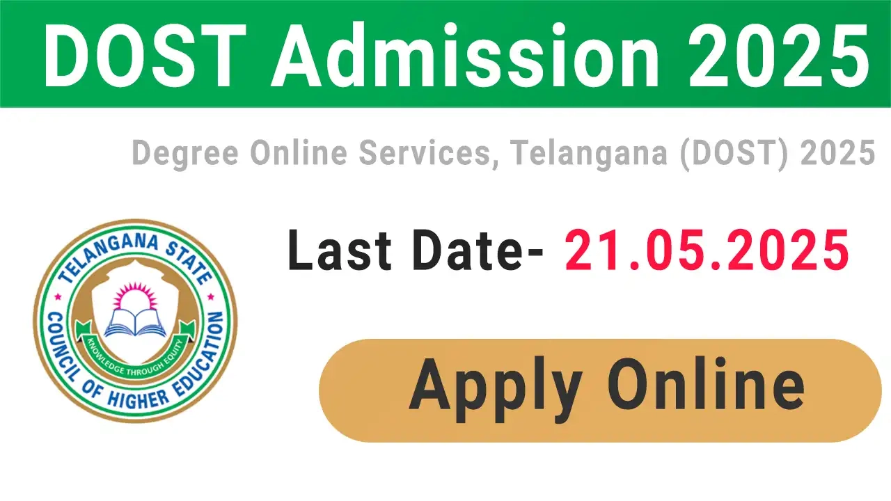 TS DOST Application Form 2025 Apply Dost cgg gov in