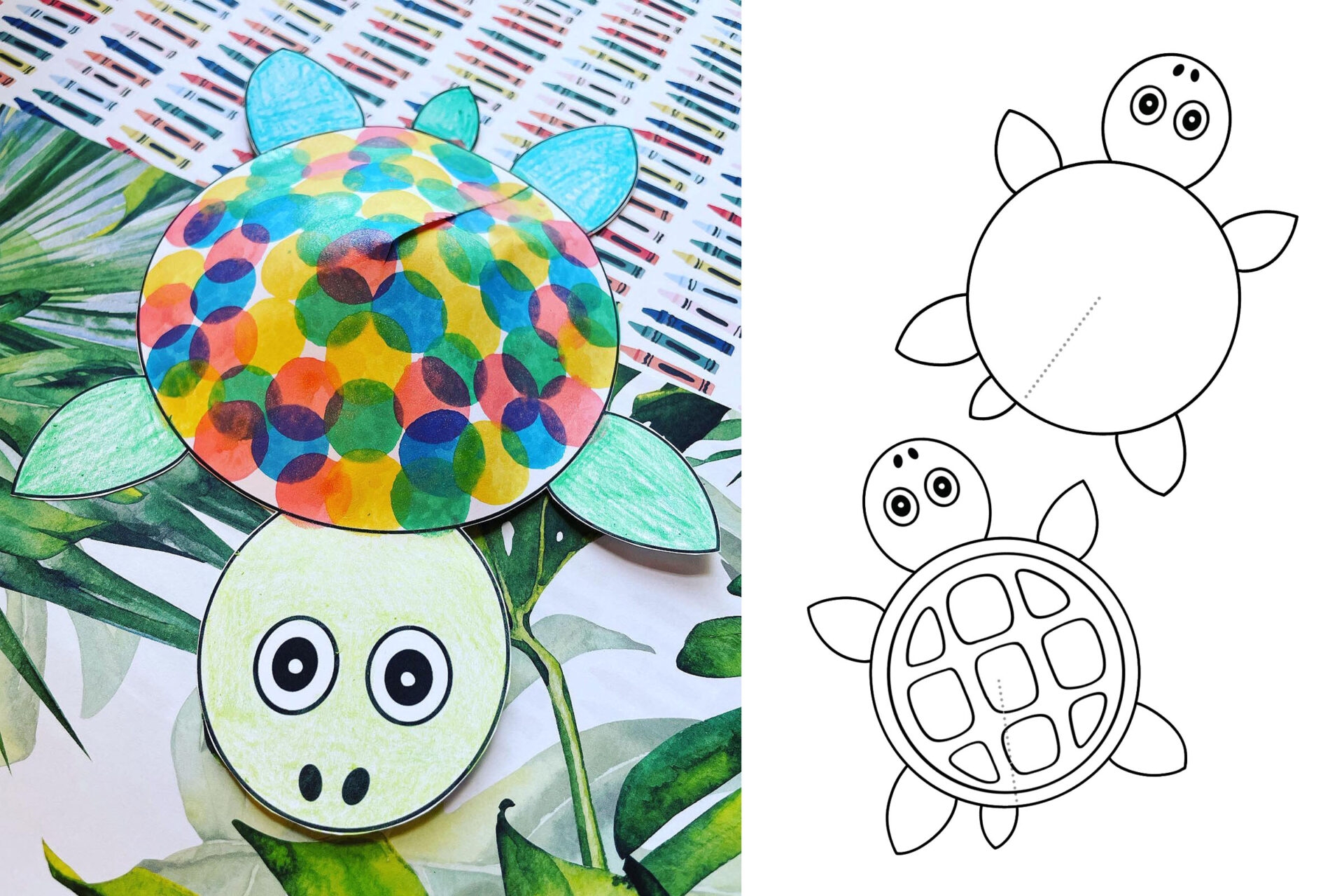 Free Printable Turtle Template