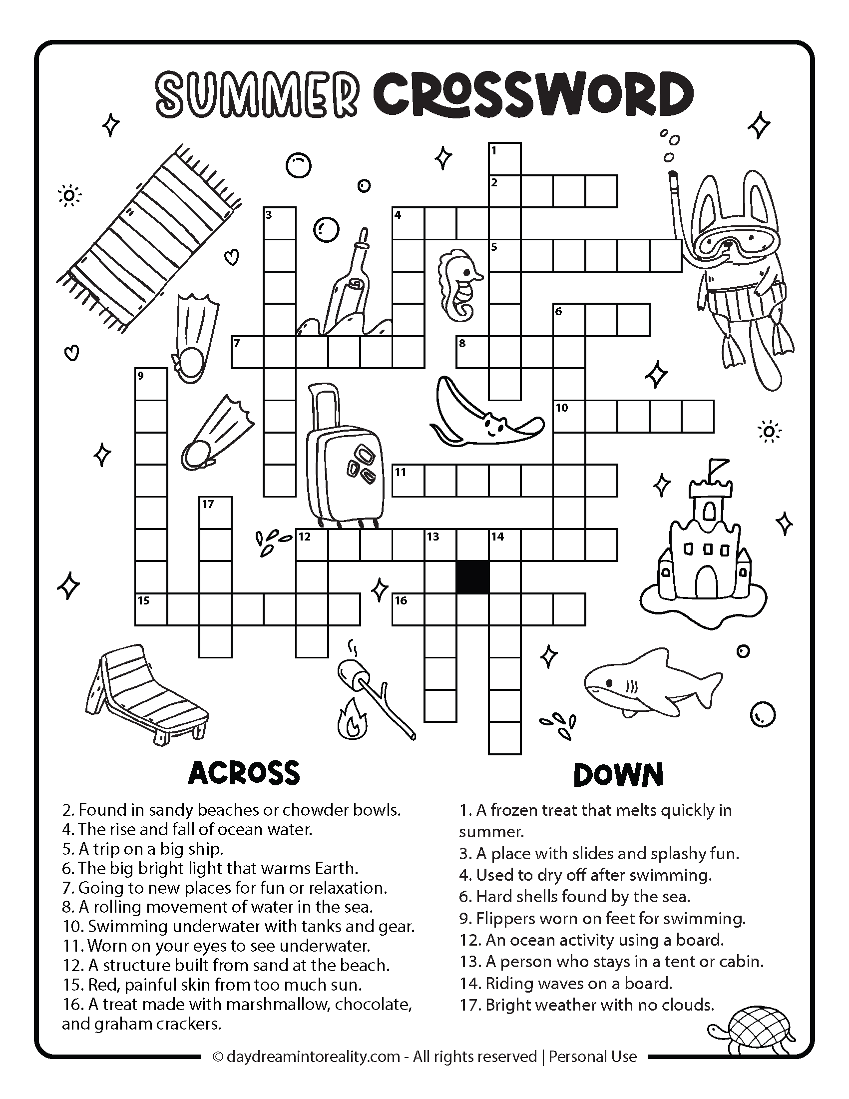 Free Printable Kid Crossword Puzzles