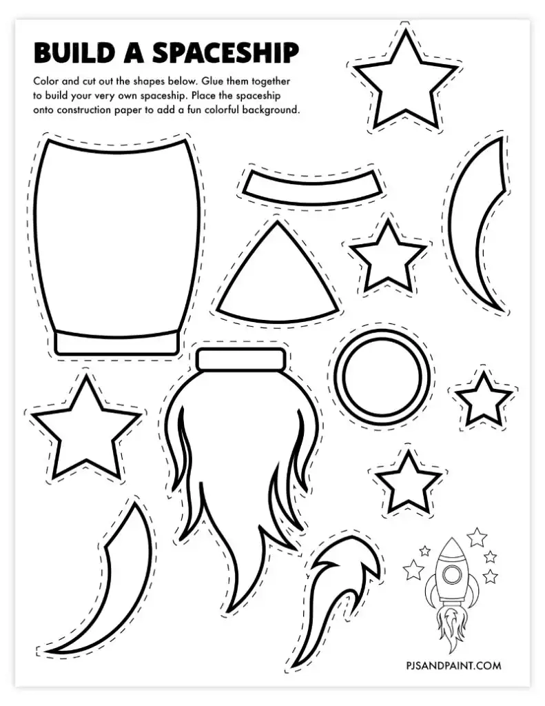 120 Free Printable Build Your Own Crafts Pjs And Paint