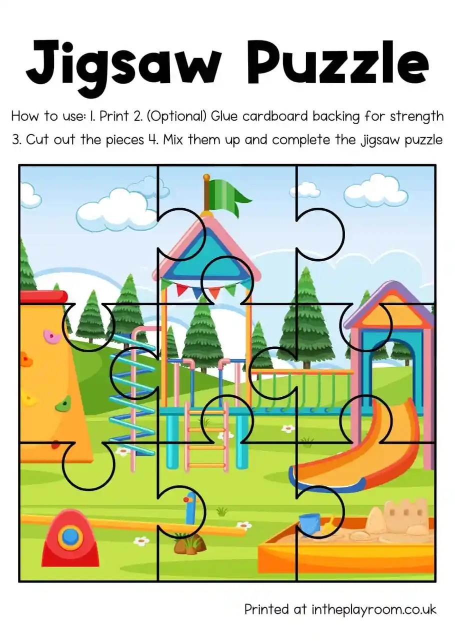 Free Printable Childrens Puzzles