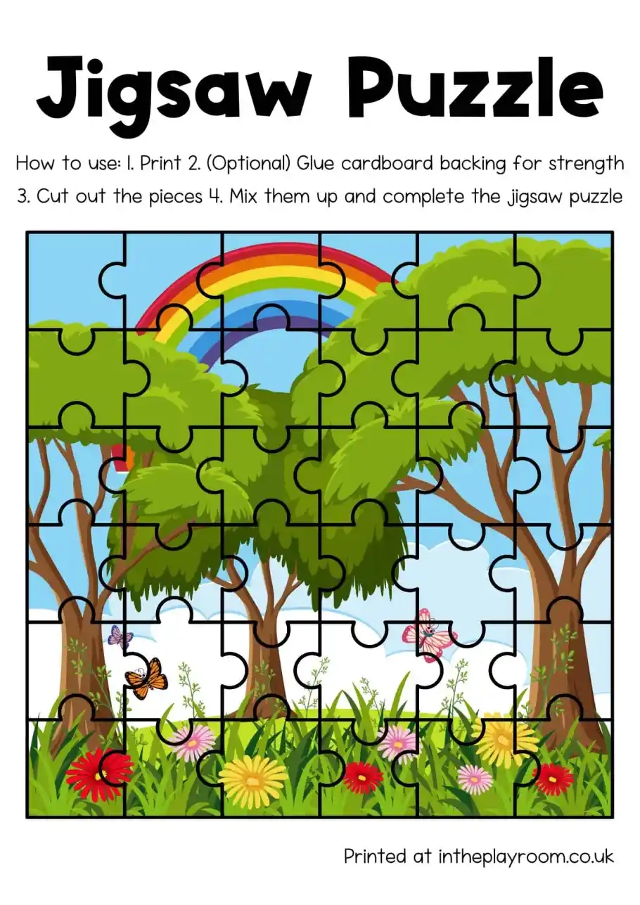 Puzzles For Kids Printable Free