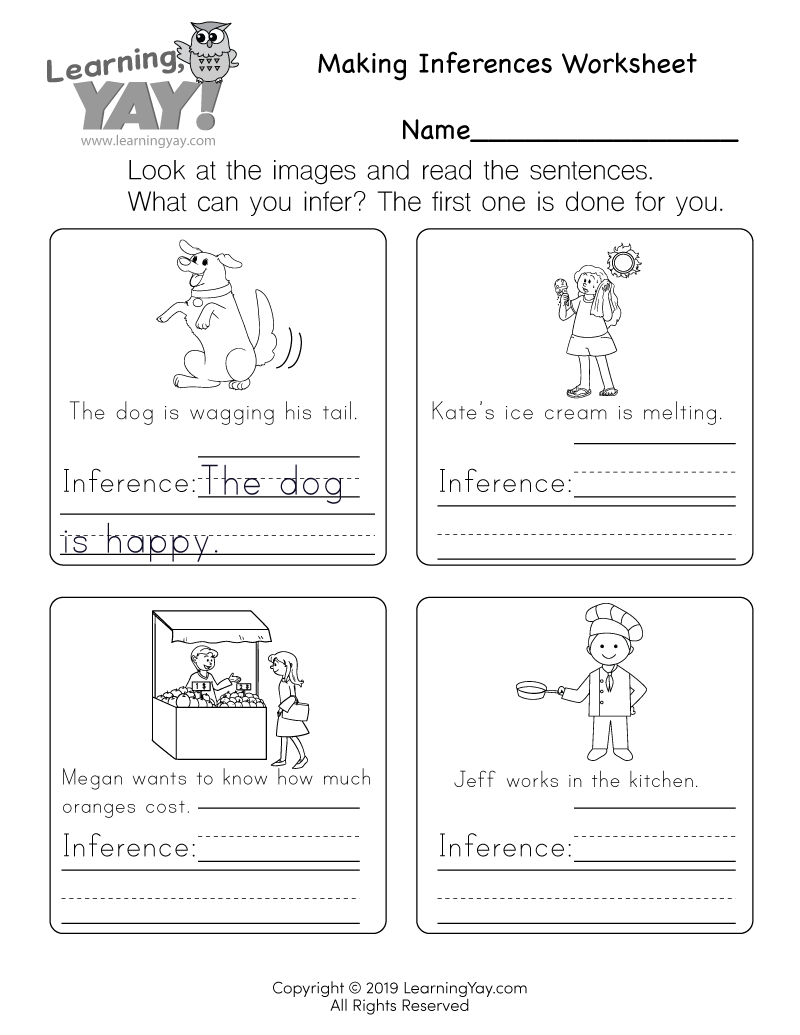 1st Grade Worksheets Printable Reading