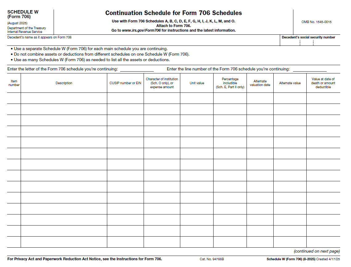 Irs Form 706 Gs T