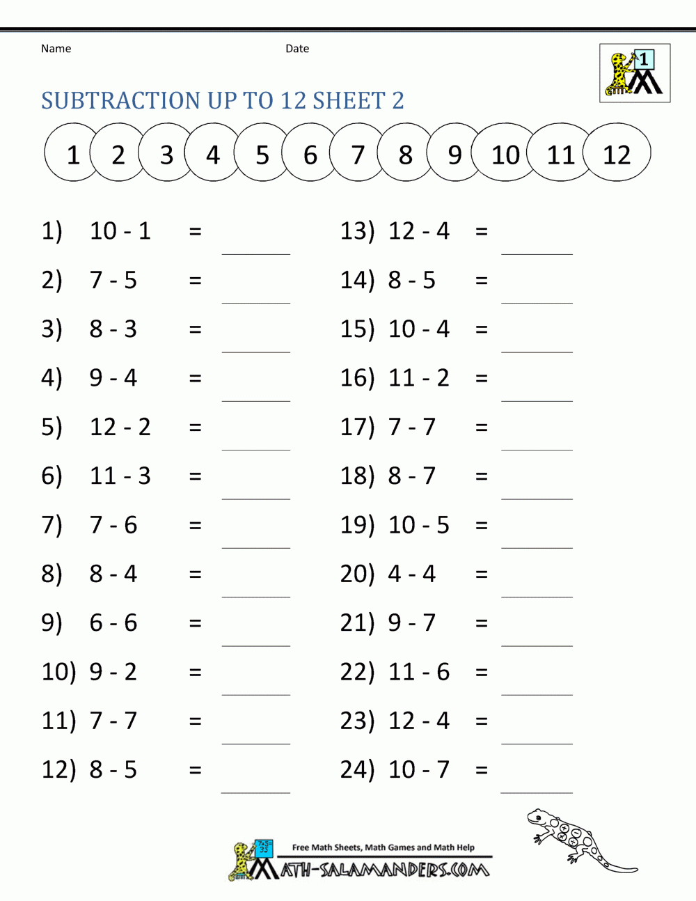 25 Of The Best 1st Grade Math Worksheets amp amp Free Printables 