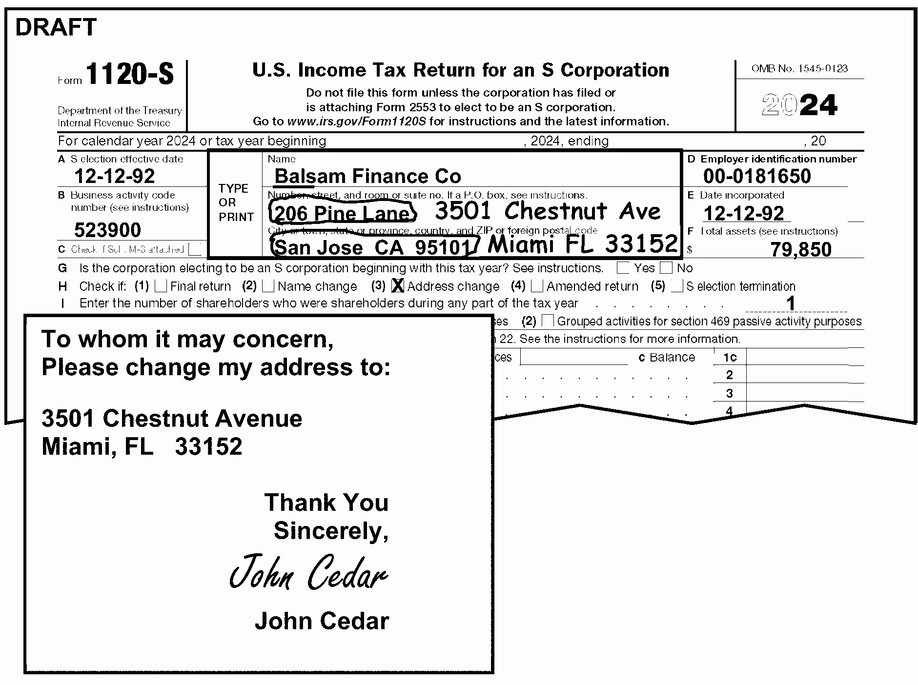 3 11 217 Form 1120 S Corporation Income Tax Returns Internal 