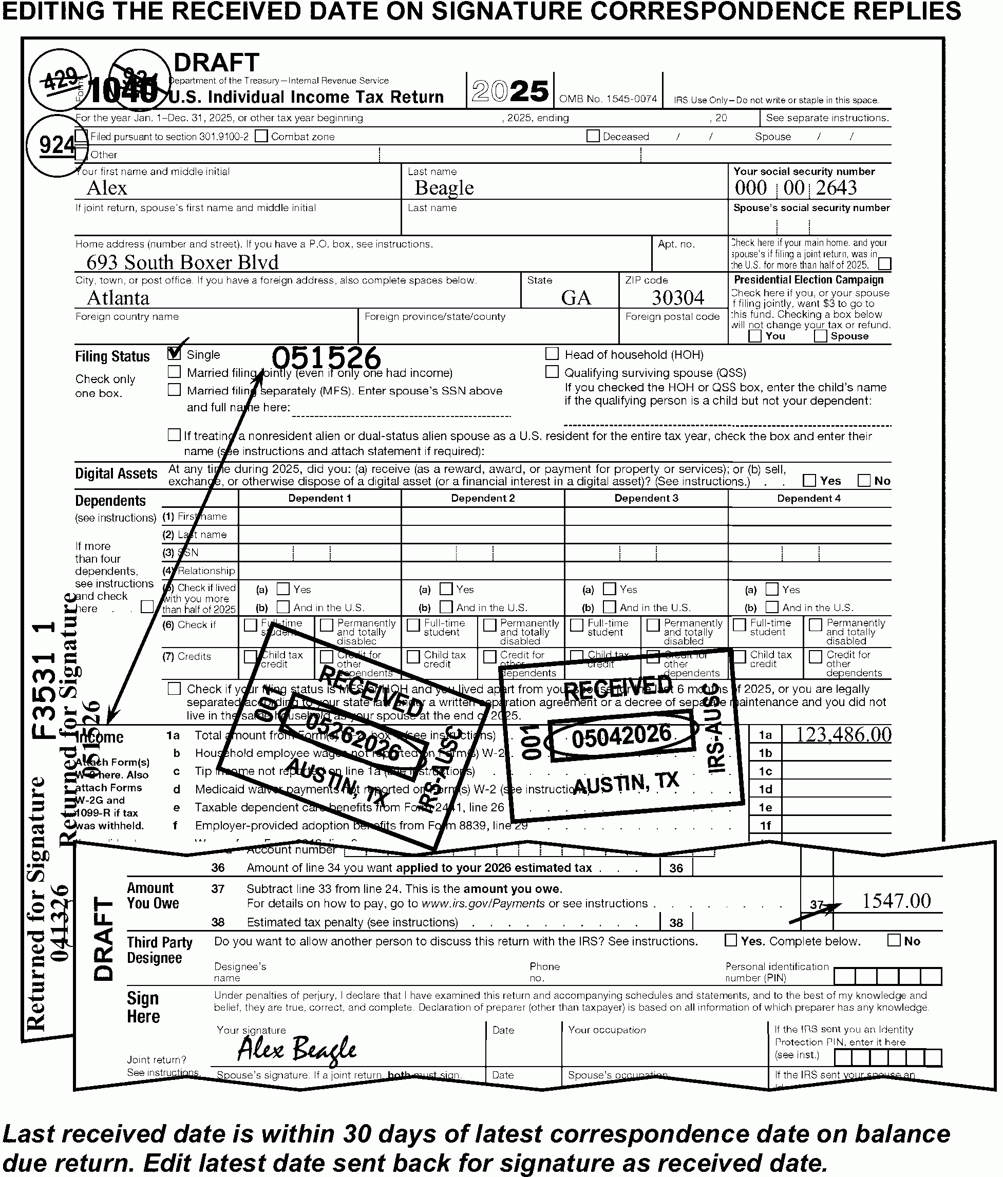 3 11 3 Individual Income Tax Returns Internal Revenue Service