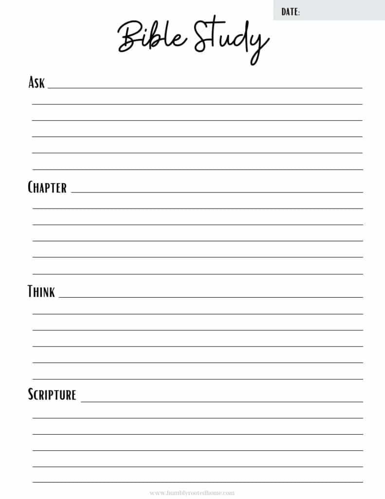 Bible Worksheets Printable Free