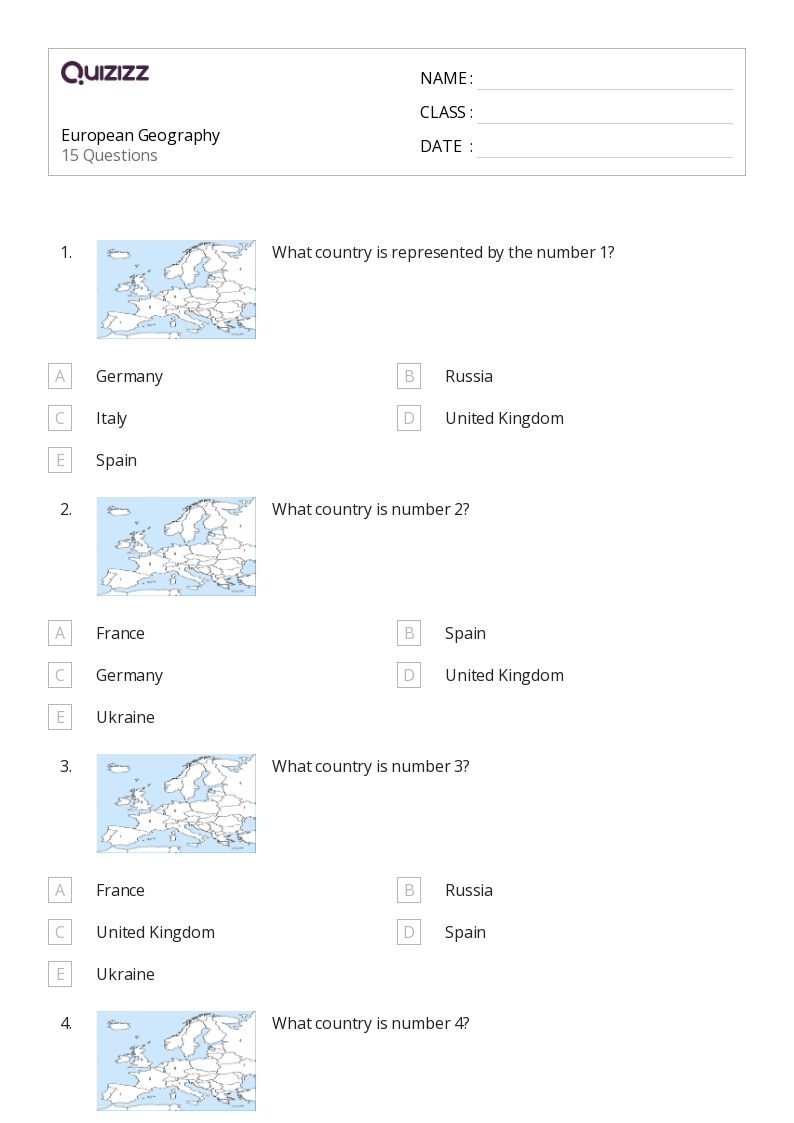 50 Geography Worksheets For 8th Class On Quizizz Free amp Printable