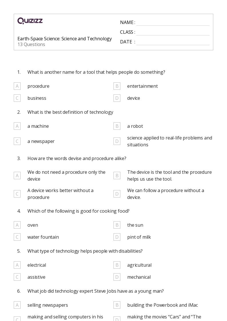 50 Science Worksheets For 4th Grade On Quizizz Free amp Printable