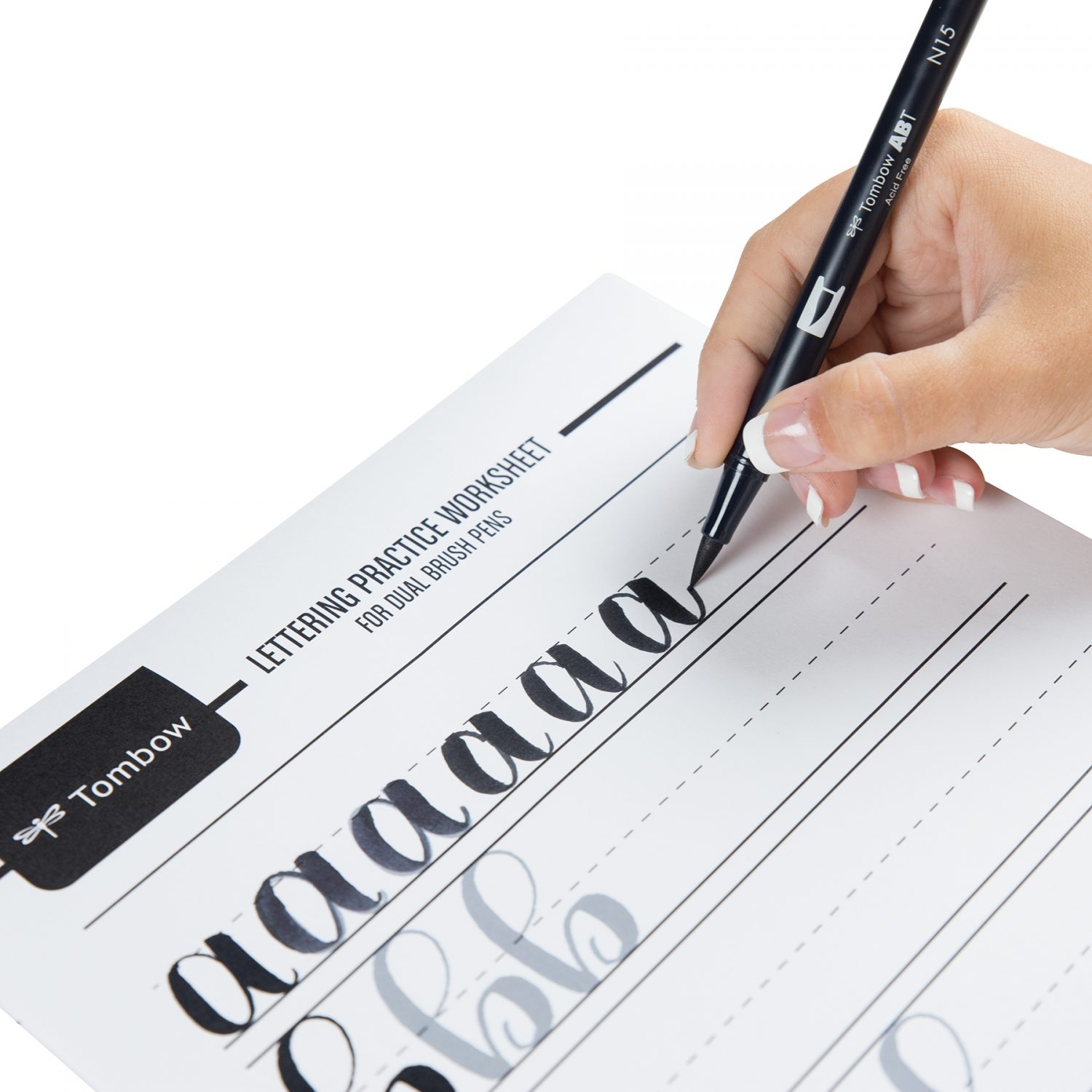 Free Printable Brush Lettering Worksheets