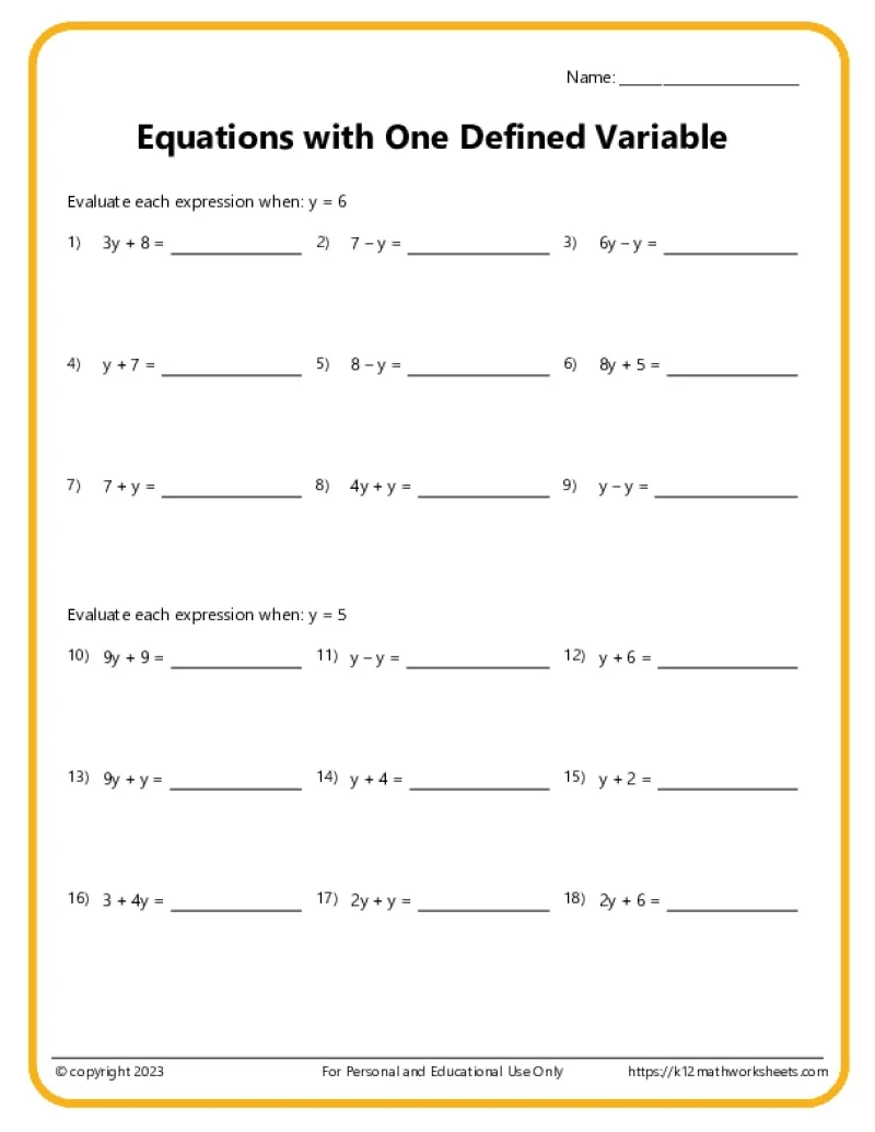 Worksheets For 6th Graders Printable Free