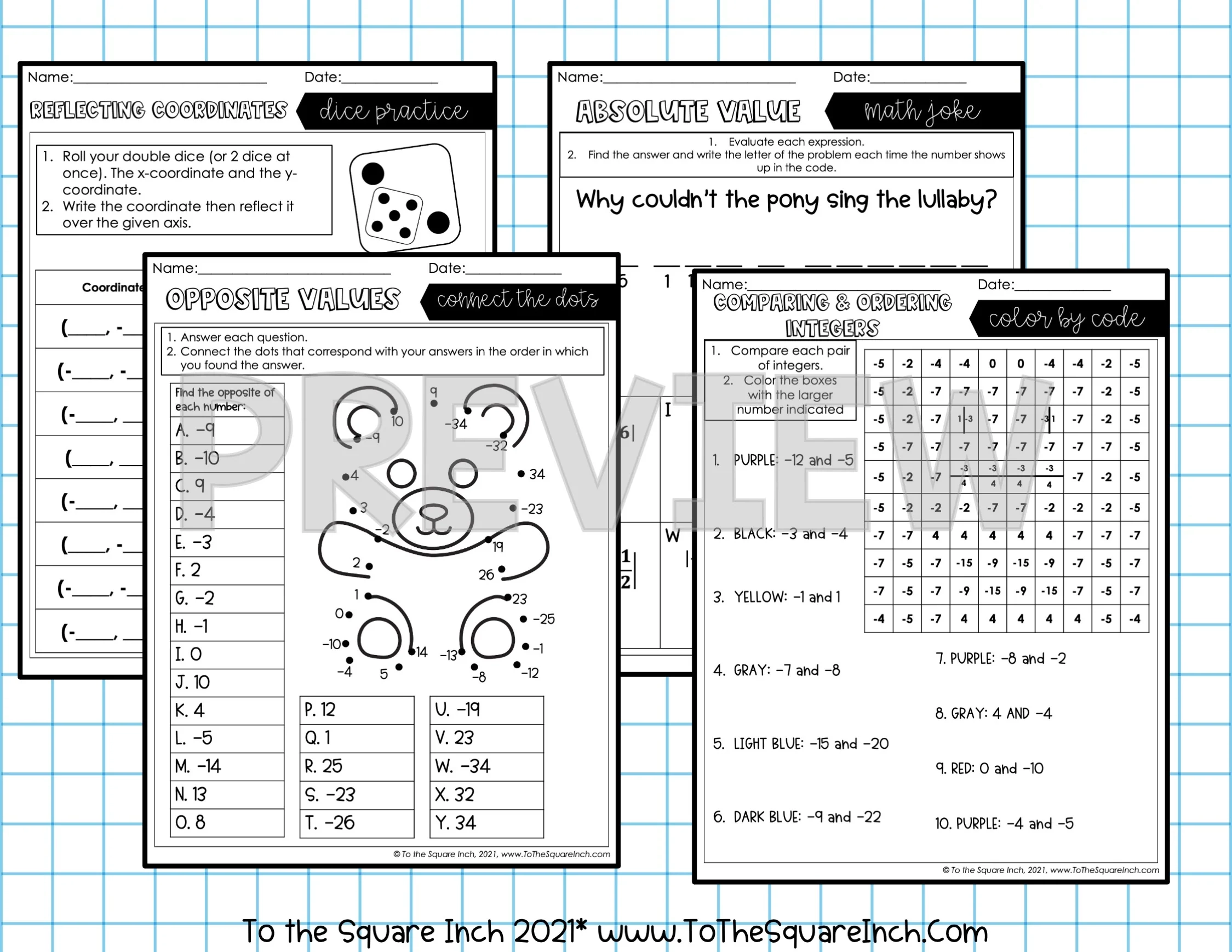 Printable Fun Worksheets For 6th Graders