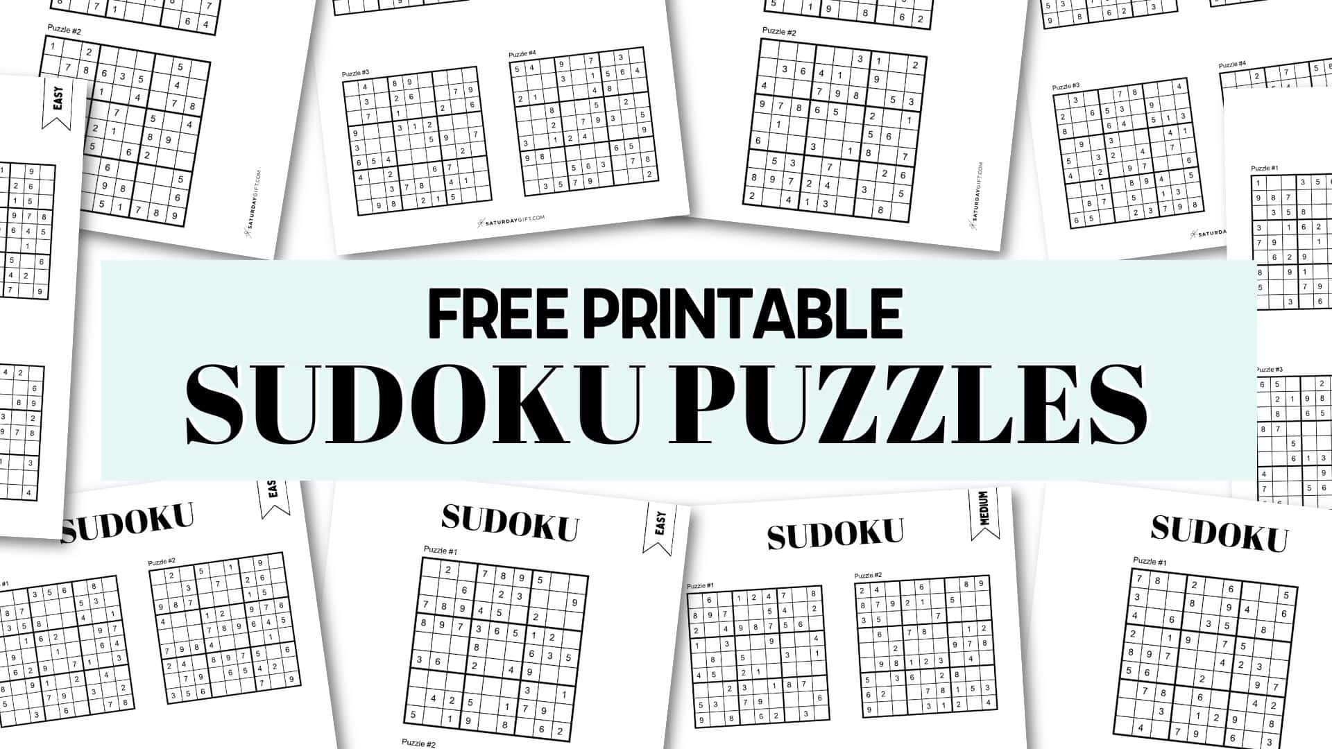 Free Printable Sudoku Puzzles With Solutions