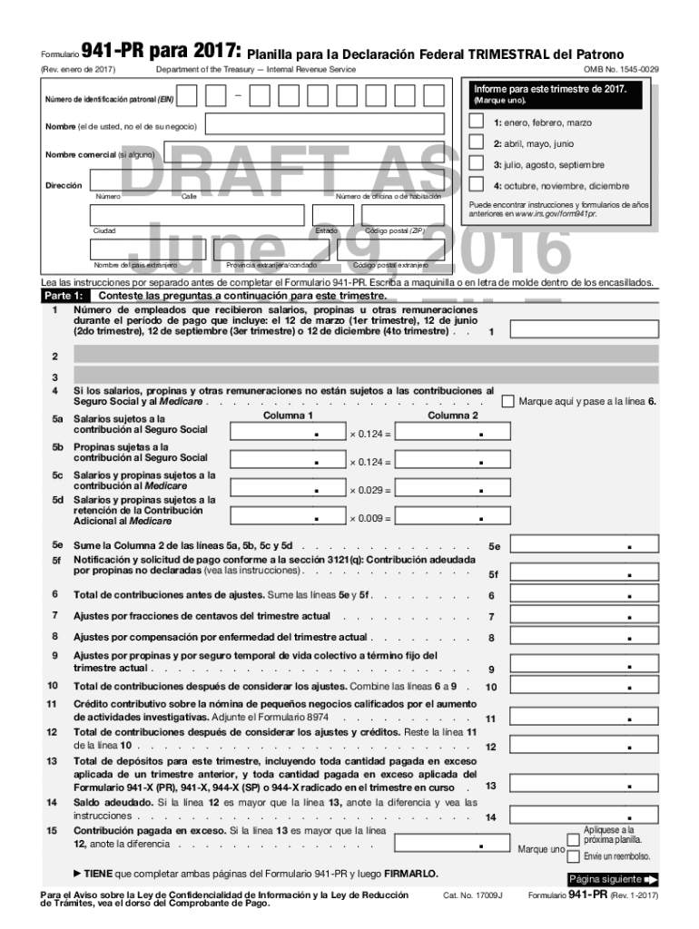 941 Form 2020 Pdf Fill Out amp Sign Online DocHub