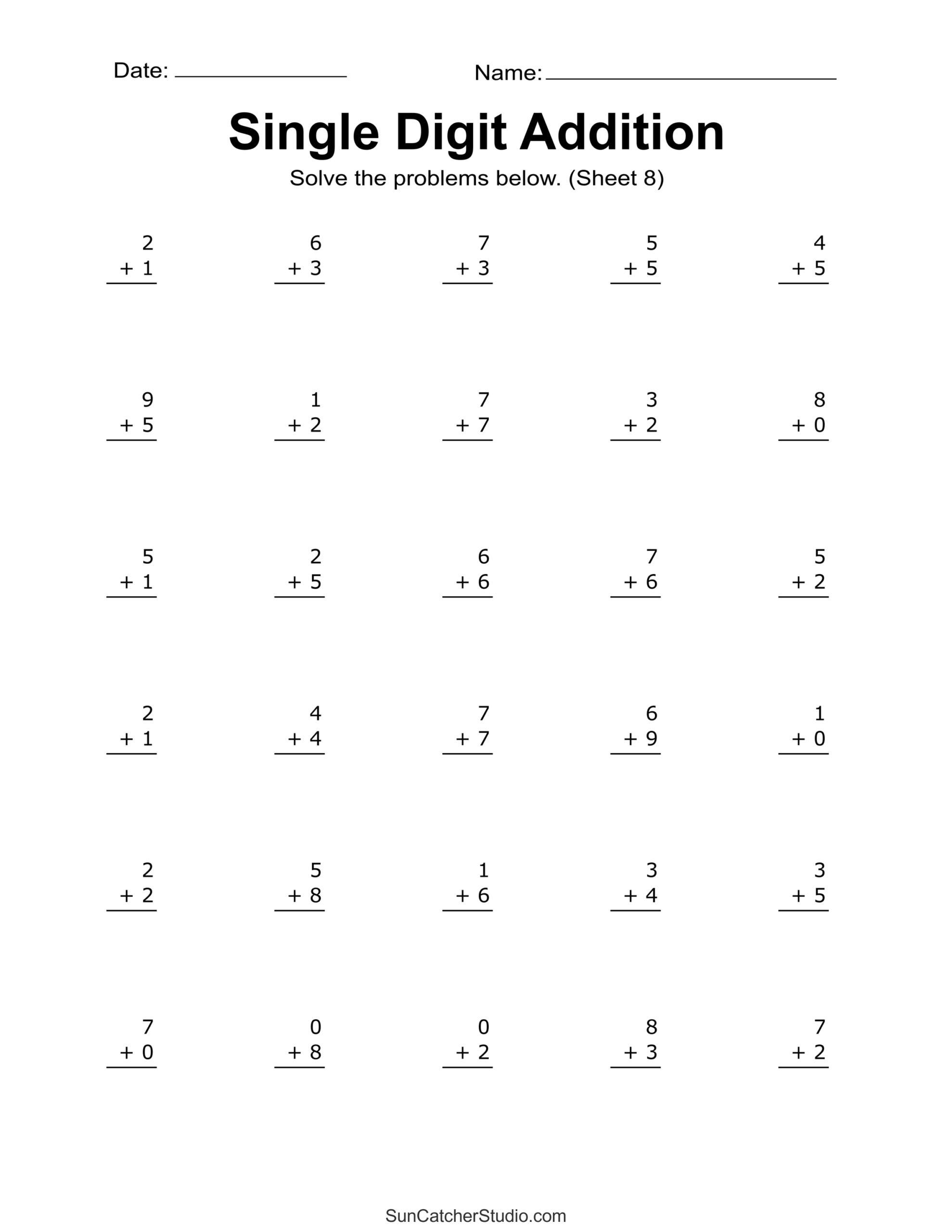 Addition Worksheets Grade 2 Free Printable