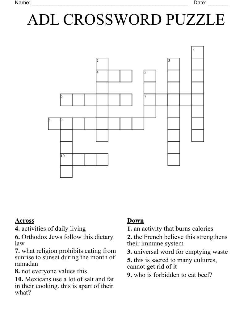 Free Universal Crossword Puzzles Printable