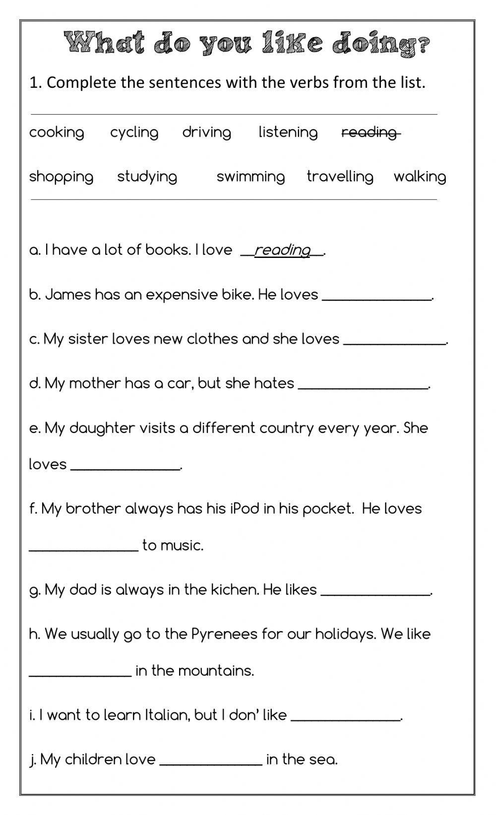 Adults Interactive Exercise For Adults Live Worksheets 
