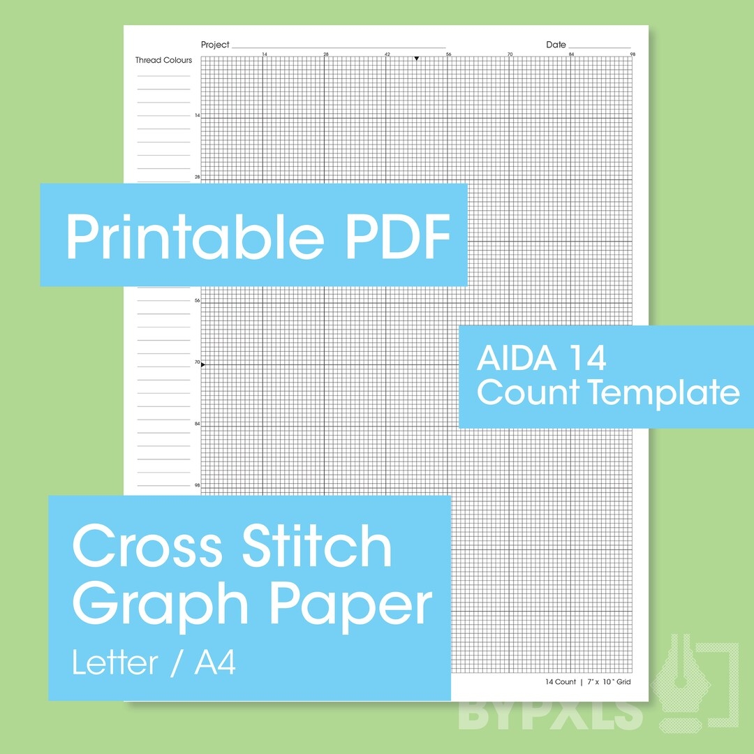 Free Printable 14 Count Cross Stitch Paper
