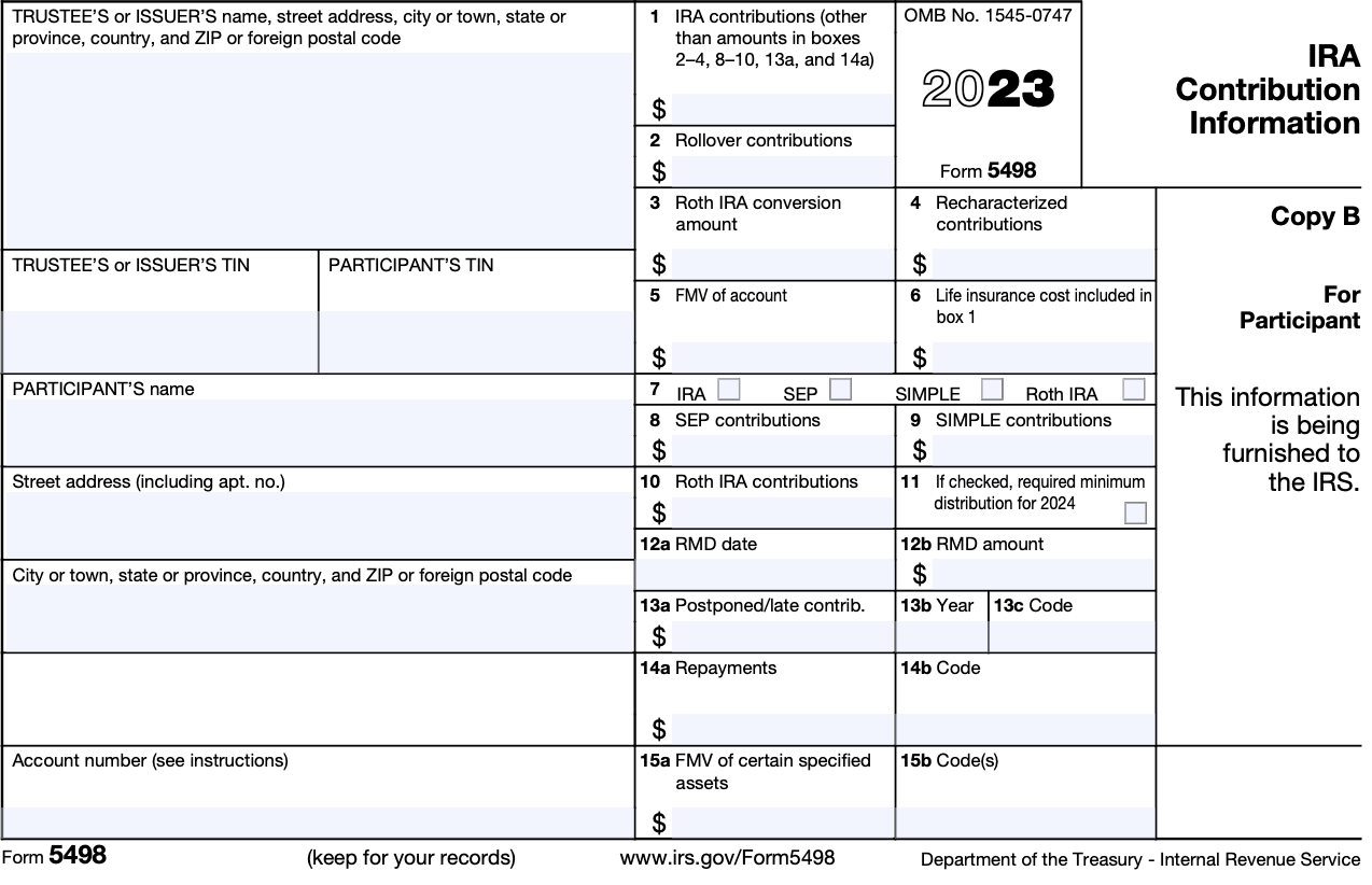 All About IRS Form 5498