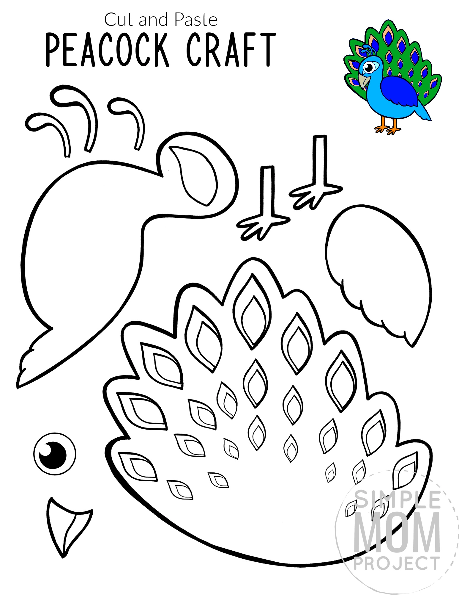 Cut And Paste Crafts For Kids Printable