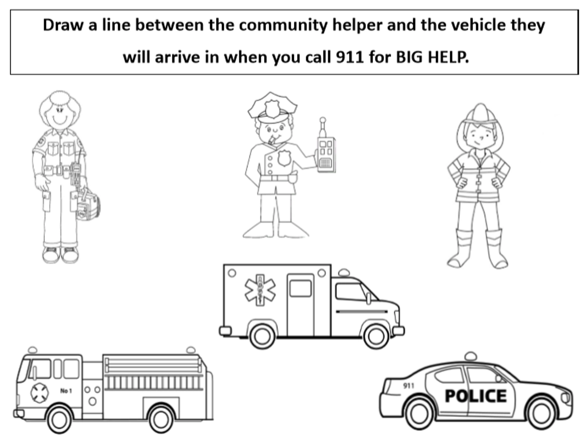911 Printable Worksheets