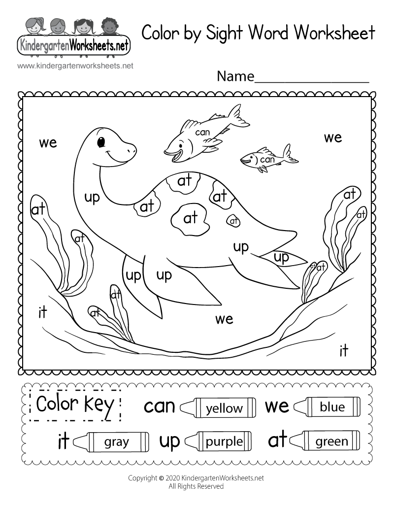 Free Printable Worksheets For Toddlers Colors